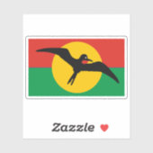 バーブーダ・カウンシルの国旗、アンティグア・バーブーダ シール (シート)