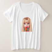 バーブTシャツ プラスサイズTシャツ (デザイン正面)