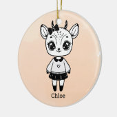 バープクロス セラミックオーナメント (左)