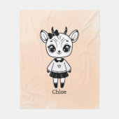 バープクロス フリースブランケット (正面)