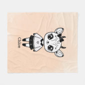 バープクロス フリースブランケット (正面(横))