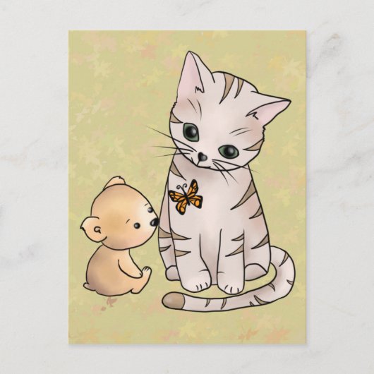 バーヘンウントカッツェ ポストカード (正面)