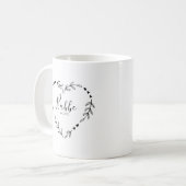 バーベイヤー創設 コーヒーマグカップ (正面左)
