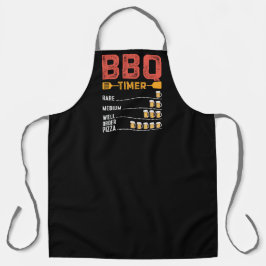 バーベキューおもしろいタイマー数希少培地 エプロン