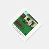 バーベキューおもしろいユーモアナプキンズ スタンダードカクテルナプキン (角)