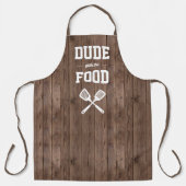 バーベキューが大好きな男のためのエプロン Funny Barn Wood Grilling エプロン (正面)