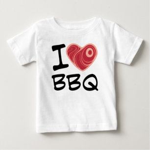バーベキューが大好き ベビーTシャツ