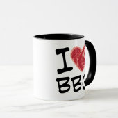 バーベキューが大好き マグカップ (正面右)