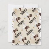 バーベキューでの結婚記念日 招待状 (裏面)