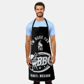 バーベキューに来たわ エプロン (着用した状態)
