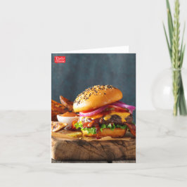バーベキューのハンバーガー カード