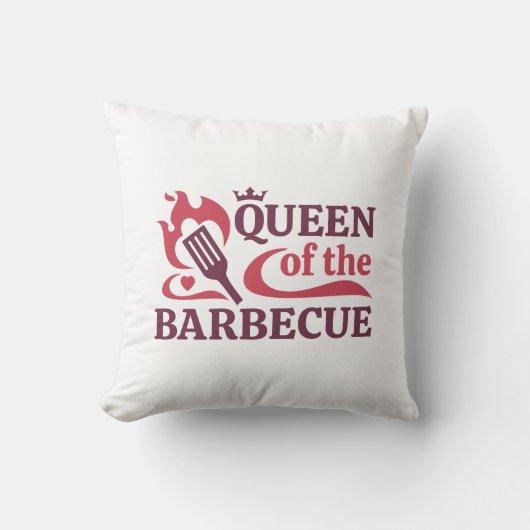 バーベキューの女王 クッション (正面)