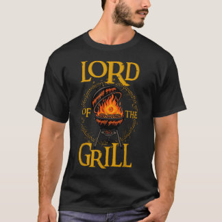 バーベキューの王様 パパ バーベキュー おもしろTシャツ Tシャツ