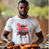バーベキューの王様 - BBQ Tシャツ