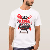 バーベキューの王様 - BBQ Tシャツ (正面)