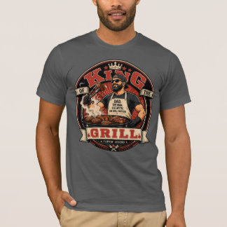 バーベキューの王様Tシャツ | 父の日ギリギリバーベキューギフト Tシャツ