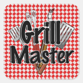 バーベキューの達人とBBQツール スクエアシール