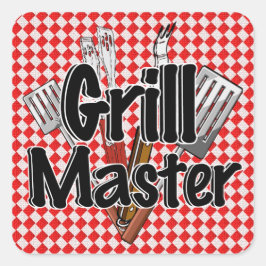 バーベキューの達人とBBQツール スクエアシール