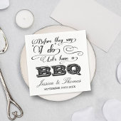 バーベキューをしようって言われる前に！ スタンダードカクテルナプキン