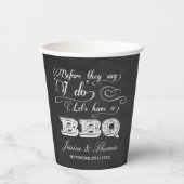 バーベキューをしようって言われる前に！プレ結婚ス 紙コップ (正面)
