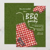 バーベキューを楽しむ準備はできましたか？パーティーの招待状 招待状 (正面/裏面)