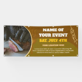 バーベキューイベントカスタムバナー 横断幕 (横)