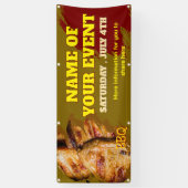 バーベキューイベントカスタムバナー 横断幕 (縦)