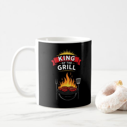 バーベキューキングオブザグリル コーヒーマグカップ (ドーナツ)
