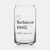 バーベキューキング追加ネーム文字メンズキッチンベーカリー ガラス缶 (裏面)