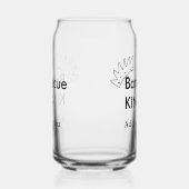 バーベキューキング追加ネーム文字メンズキッチンベーカリー ガラス缶 (右)