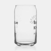 バーベキューキング追加ネーム文字メンズキッチンベーカリー ガラス缶 (左)