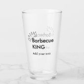 バーベキューキング追加ネーム文字メンズキッチンベーカリー タンブラーグラス (裏面)