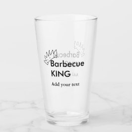 バーベキューキング追加ネーム文字メンズキッチンベーカリー タンブラーグラス