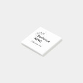 バーベキューキング追加ネーム文字メンズキッチンベーカリー ポストイット (アングル)