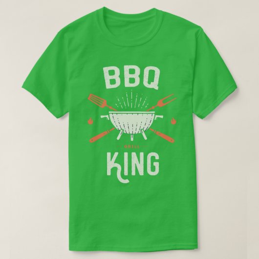 バーベキューキング Tシャツ (デザイン正面)