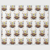 バーベキューギフトラッピング紙 ラッピングペーパー (フラット)