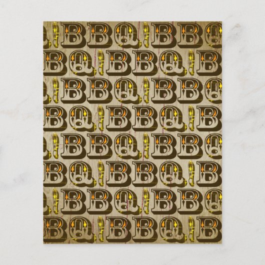 バーベキュークックアウト懇親会ファーストフード チラシ (裏面)