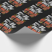 バーベキューグリルジョークミートラバーグリリングおもしろいBBQ ラッピングペーパー (角)