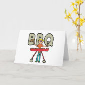 バーベキューグリルマスターBBQ カード (黄色い花)