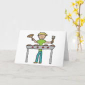 バーベキューグリルマスターBBQ カード (黄色い花)