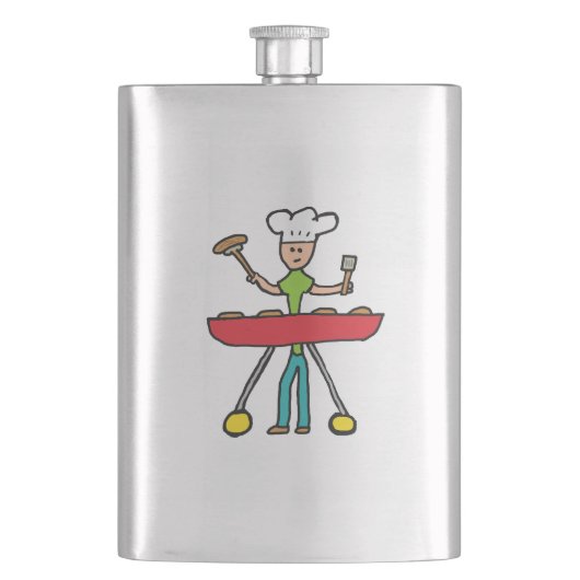 バーベキューグリルマスターBBQ フラスク (正面)