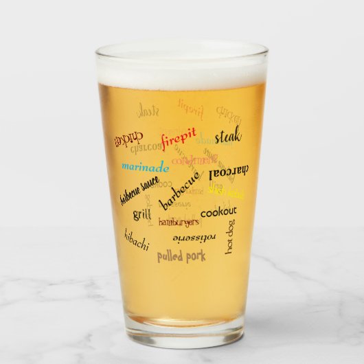 バーベキューグリル タンブラーグラス (ドリンク正面)