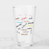 バーベキューグリル タンブラーグラス (正面)