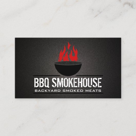 バーベキューグリル | 料理 名刺 (正面)