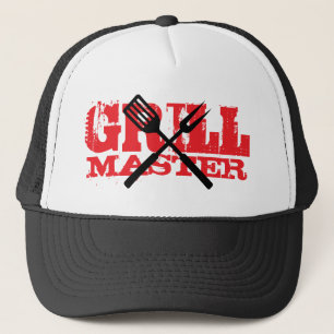 バーベキューシェフのためのGrillMasterトラックドライバーハットキャップ キャップ