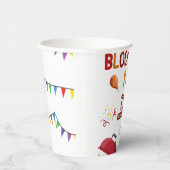 バーベキュースナックピクニックおもしろい周辺ブロックパーティー 紙コップ (右)