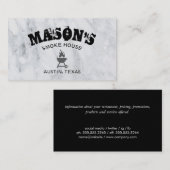 バーベキュースモークハウス 名刺 (正面/裏面)