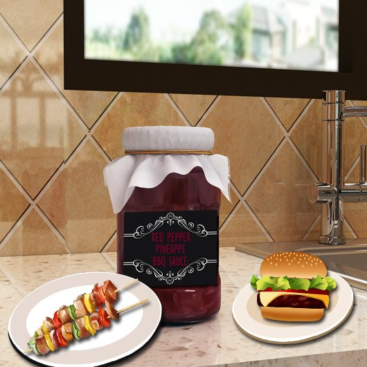 バーベキューソースサマーカスタムおもしろい ラベル