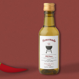 バーベキューソースBBQボトルラベルシール ワインラベル