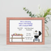 バーベキュータイムの招待状 招待状 (スタンド正面)